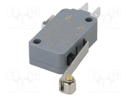 Microswitch SNAP ACTION; with roller; SPDT; 16A/250VAC; Pos: 2
