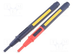 Test probe; 10A; 1kV; red and black; Socket size: 4mm