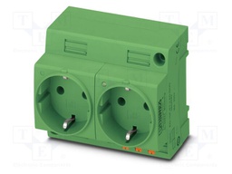 Connector: AC supply; socket; female; 16A; PIN: 3; push-in; 250VAC