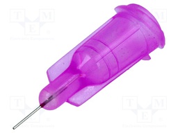 Needle: steel; 0.25"; Size: 30; straight; 0.15mm