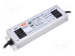 Power supply: switched-mode; LED; 199.8W; 36VDC; 32.4÷39.6VDC
