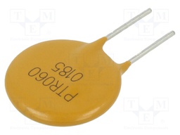Fuse: PTC polymer; 1.85A; Imax: 40A; THT; PTR060V; bag
