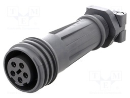 Connector: circular; plug; female; PIN: 5; EXPlora; Contacts: brass