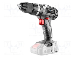 Drill/driver; battery; percussion drilling,screwdriving; 2÷13mm