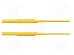 Test lead; 6kVDC; 6kVAC; 16A; 4mm banana plug-4mm banana plug