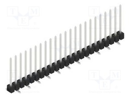 Connector: pin strips; pin header; male; PIN: 23; 2.54mm; SMT; 1x23