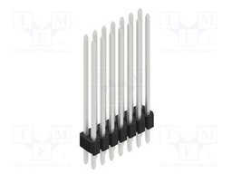 Connector: pin strips; pin header; male; PIN: 14; 1.27mm; THT; 2x7