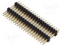 Connector: pin strips; pin header; male; PIN: 40; 2.54mm; THT; 2x20