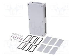 Enclosure: multipurpose; X: 300mm; Y: 600mm; Z: 120mm; with flange