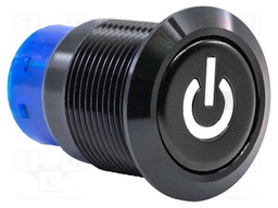 Switch: vandal resistant; DPDT; 3A/250VAC; IP67; ON-ON; white; 110V