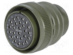 Connector: circular; Series: DS/MS; plug; female; PIN: 26; for cable