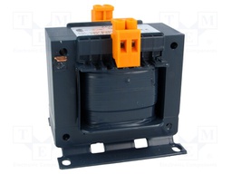 Transformer: mains; 160VA; 400VAC; 24V; Leads: terminal block; IP00