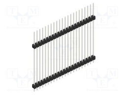 Connector: pin strips; pin header; male; PIN: 22; 2.54mm; THT; 1x22