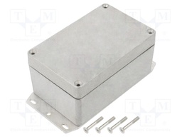 Enclosure: multipurpose; X: 81mm; Y: 125mm; Z: 59mm; 1550Z; aluminium