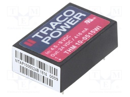 Converter: DC/DC; 10W; Uin: 4.5÷9V; 24VDC; Iout: 416mA; DIP24; 14g