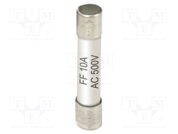 Fuse; Application: PKT-P3260; 10A; 500V; 6.3x32mm; 10pcs.