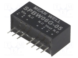 Converter: DC/DC; 6W; Uin: 18÷75V; 5VDC; Iout: 0÷1200mA; SIP8; 4.8g
