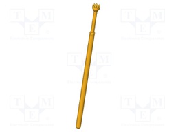 Test needle; Operational spring compression: 4.3mm; 5A; Ø: 2mm