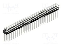 Connector: pin strips; pin header; male; PIN: 56; 2.54mm; THT; 2x28