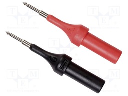 Probe tip; black,red; Tip diameter: 2mm; Socket size: 4mm