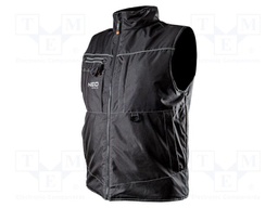 Waistcoat; Size: 58,XXL; black; OUTDOOR; waterproof