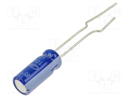 Capacitor: electrolytic; THT; 10uF; 100VDC; 5x11mm; ±20%; 2000h