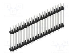 Connector: pin strips; pin header; male; PIN: 66; 2.54mm; THT; 2x33