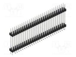 Connector: pin strips; pin header; male; PIN: 58; 2.54mm; SMT; 2x29