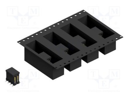 Connector: pin strips; pin header; male; PIN: 8; 2.54mm; SMT; 2x4