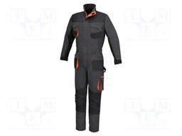 Protective coverall; Size: L; grey; 260g/m2