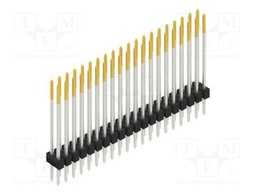 Connector: pin strips; pin header; male; PIN: 40; 2.54mm; THT; 2x20