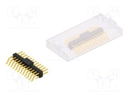 Connector: pin strips; pin header; male; PIN: 24; 2.54mm; SMT; 2x12