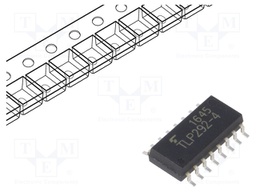 Optocoupler; SMD; Channels: 4; Out: transistor; Uinsul: 3.75kV