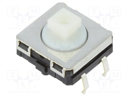 Microswitch TACT; SPST-NO; Pos: 2; 0.05A/24VDC; THT; none; 1.96N