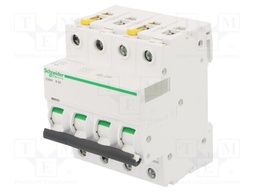 Circuit breaker; 400VAC; Inom: 6A; Poles: 4; DIN; Charact: B; 10kA