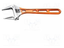 Wrench; adjustable; 306mm; Max jaw capacity: 53mm; anti-slip grip