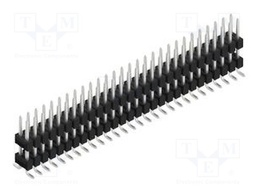 Connector: pin strips; pin header; male; PIN: 56; 2.54mm; SMT; 2x28