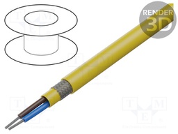 Wire; ÖLFLEX® 540 CP; 2x1mm2; tinned copper braid; PUR; yellow