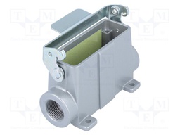 Enclosure: for HDC connectors; C146; size A16; with latch; M20