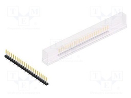 Connector: pin strips; pin header; male; PIN: 23; 2.54mm; SMT; 1x23