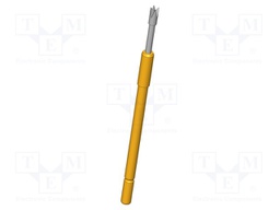 Test needle; Operational spring compression: 4mm; 5A; Ø: 1.3mm