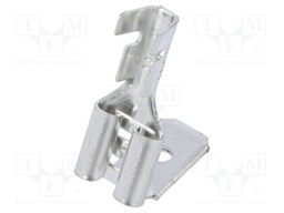 Terminal: flat; 6.3mm; 0.8mm; female/male; 0.5÷1mm2; crimped; brass