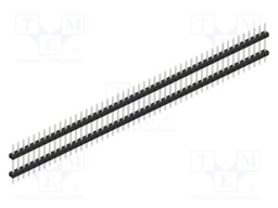 Connector: pin strips; pin header; male; PIN: 49; 2mm; THT; 1x49