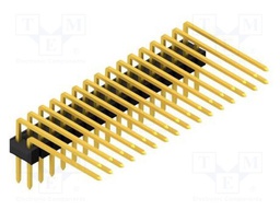 Connector: pin strips; pin header; male; PIN: 32; 2.54mm; THT; 2x16