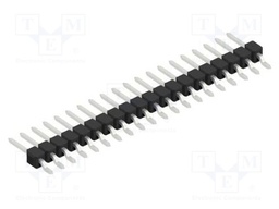 Connector: pin strips; pin header; male; PIN: 20; 2.54mm; SMT; 1x20