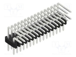 Connector: pin strips; pin header; male; PIN: 32; 1.27mm; THT; 2x16