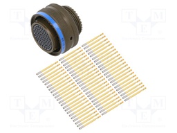 Connector: circular; D38999 series I; socket; male; PIN: 79; THT; 3A