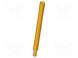 Test probe socket; Contact plating: gold-plated; push-in; KS-465
