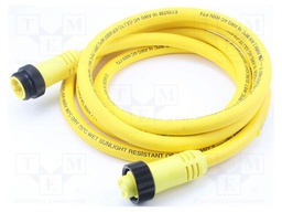 Cable: for sensors/automation; 7/8"-7/8"; 5m; male; female; PIN: 4