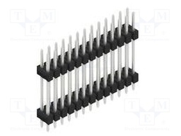 Connector: pin strips; pin header; male; PIN: 26; 2.54mm; THT; 2x13